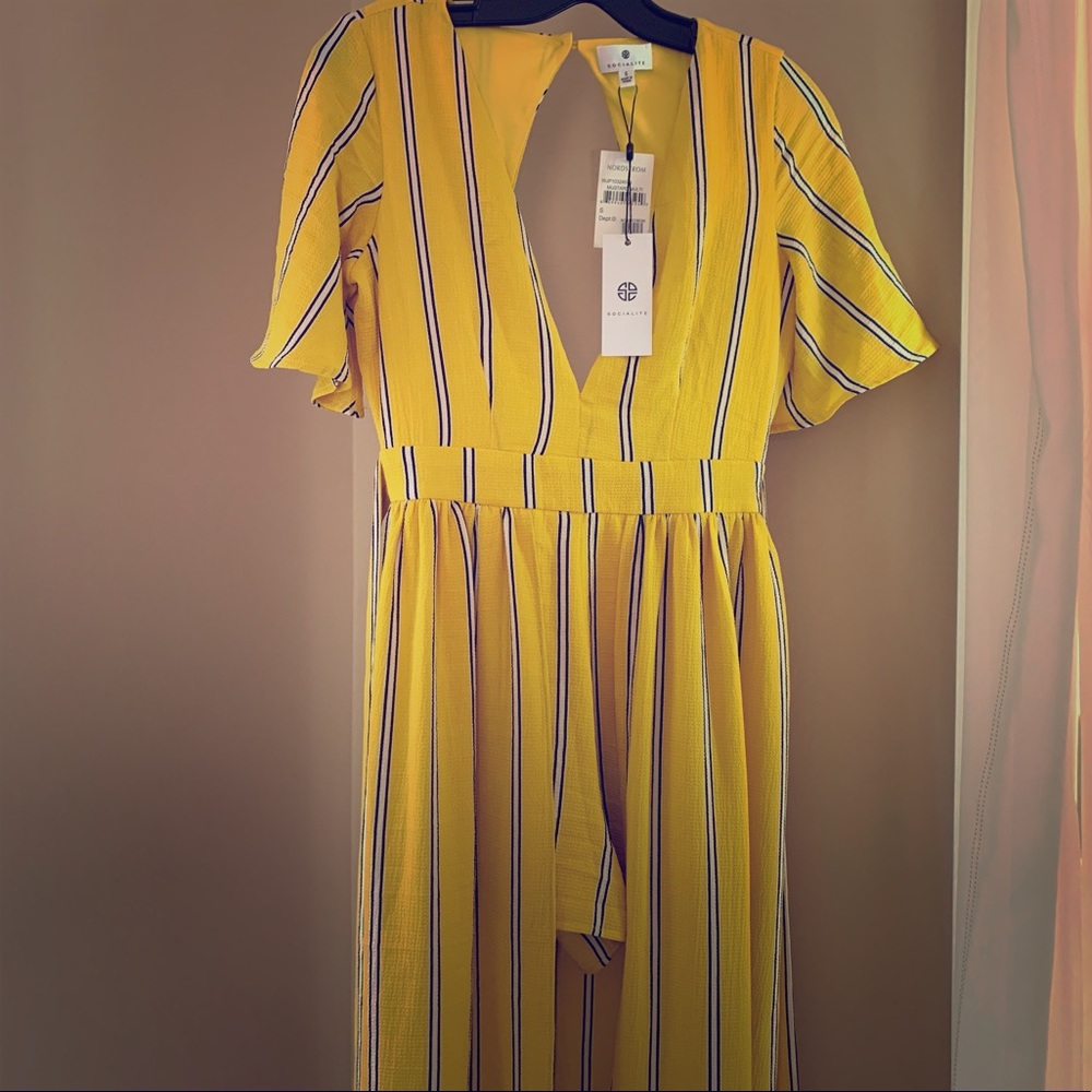 Short dress romper